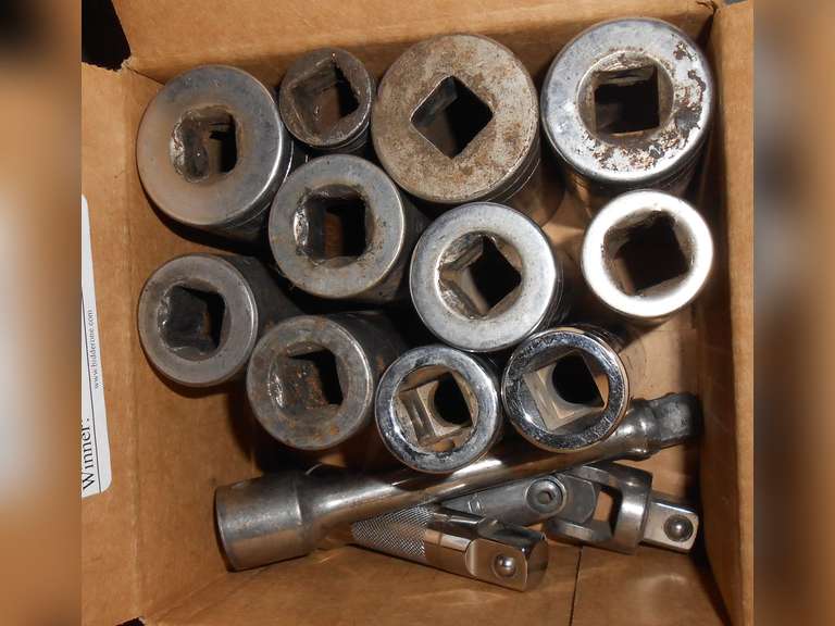 1/2" DRIVE SOCKETS & ETC (14) PCS image