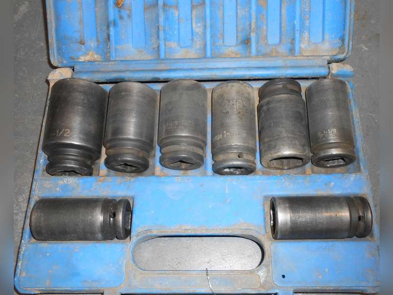 3/4" DRIVE DEEP WELL IMPACT SOCKET SET COMPLETE 1"-1 1/2" (8) PCS image