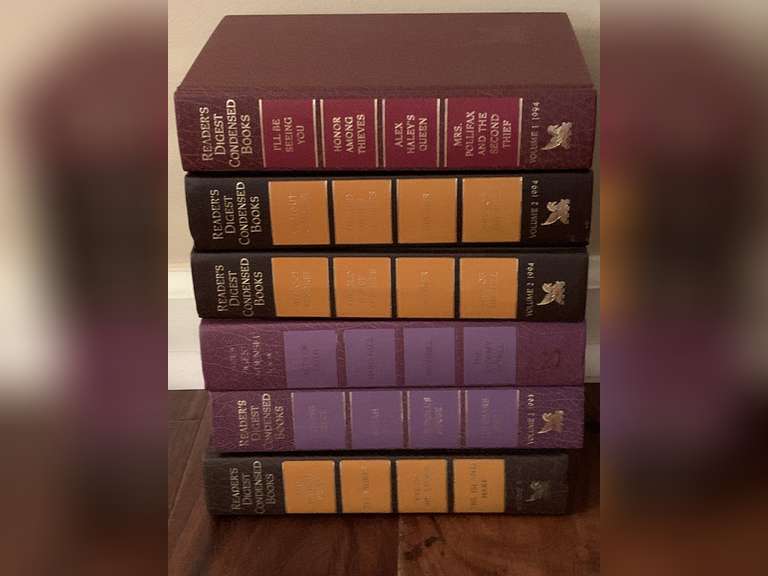 6 FIRST EDITION READER'S DIGEST (1990'S) HARDBACK BOOKS - LIVING ROOM image