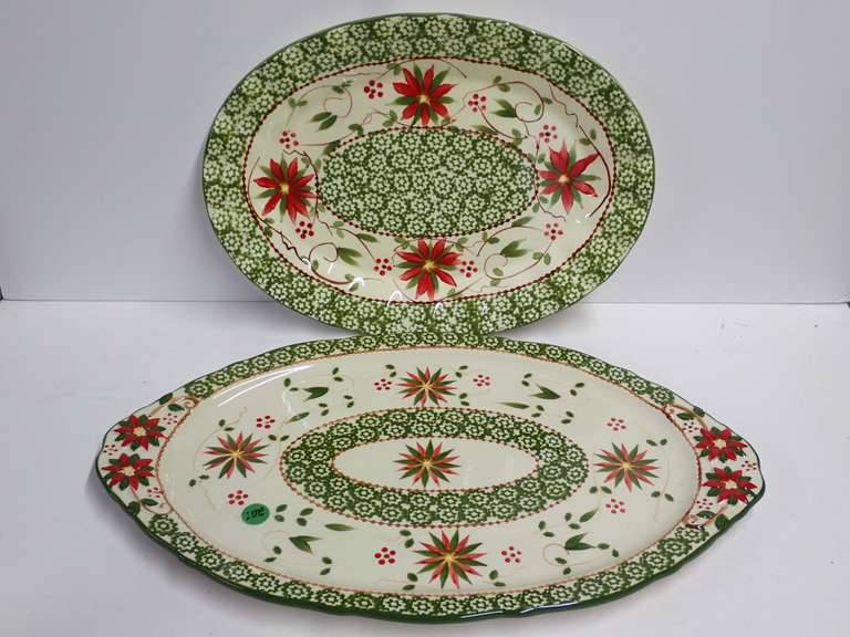 Two Temptations by Tara Presentable Old World Floral Platters image