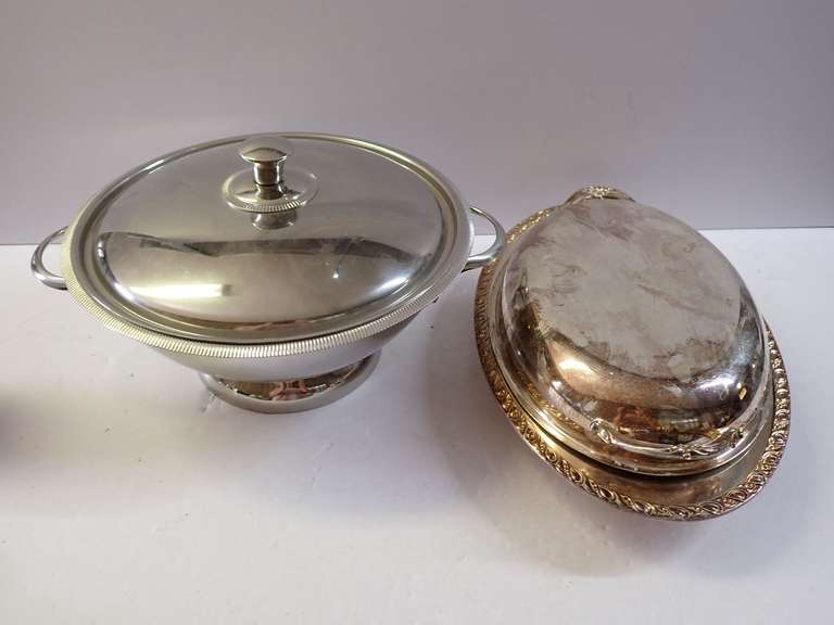 La Cuisine France Silver Plated Serving Bowls and Dishes image
