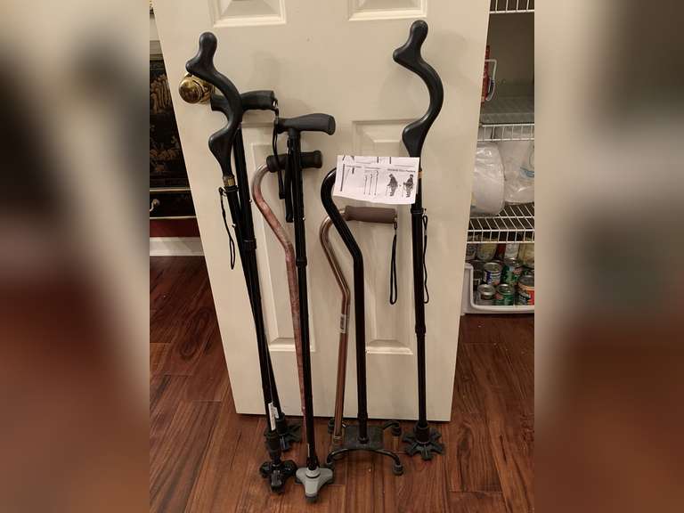 6 WALKING CANES - DINING ROOM image