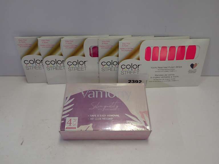 Color Street and Vamony Nail Polish Strips and Press On Nails image
