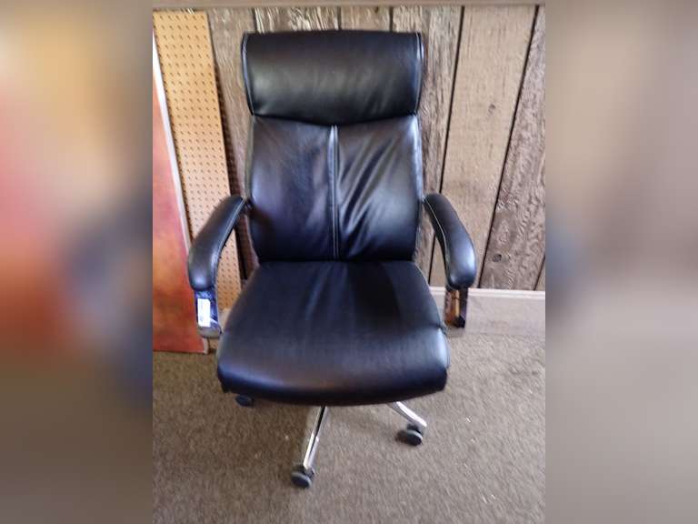 Black Executive Rolling/Adjustable Office Chair image