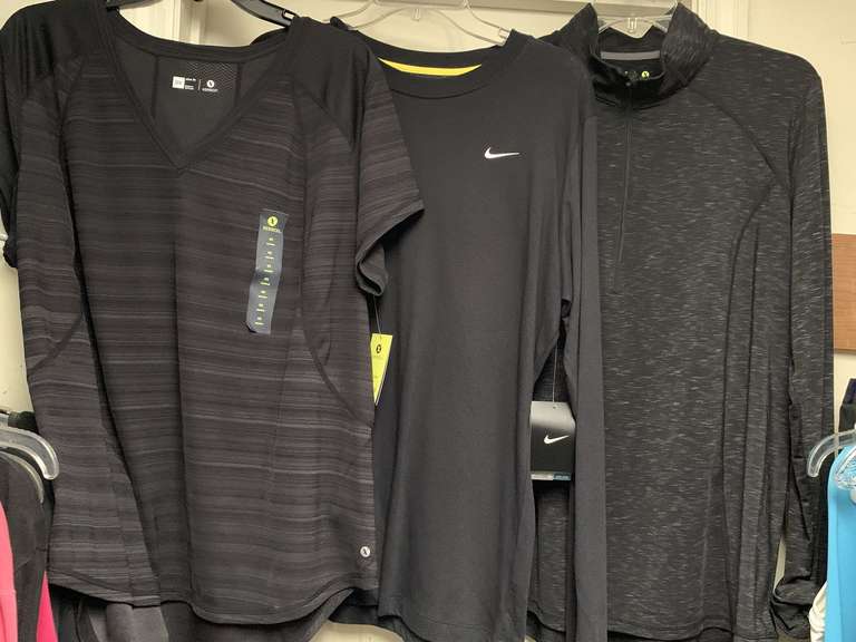 LADIES ATHLETIC WEAR - 10 TOPS (SIZE XL- 4 NEW W/ TAG) - UP MASTER CLOSET 2 image