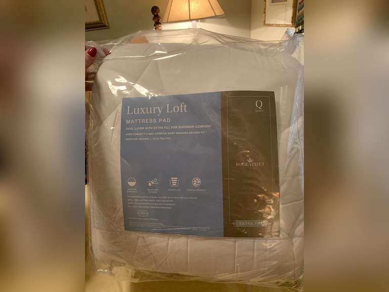 NEW EXTRA FULL LUXURY LOFT MATTRESS PAD - UP BED 2 image