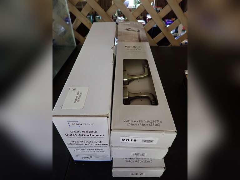 Mainstays Bidet Attachment & Better Homes and Gardens Towel Bars image