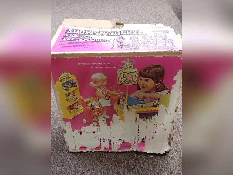 1970 Mattel Shoppin' Sheryl and Her Supermarket Doll Play Set image