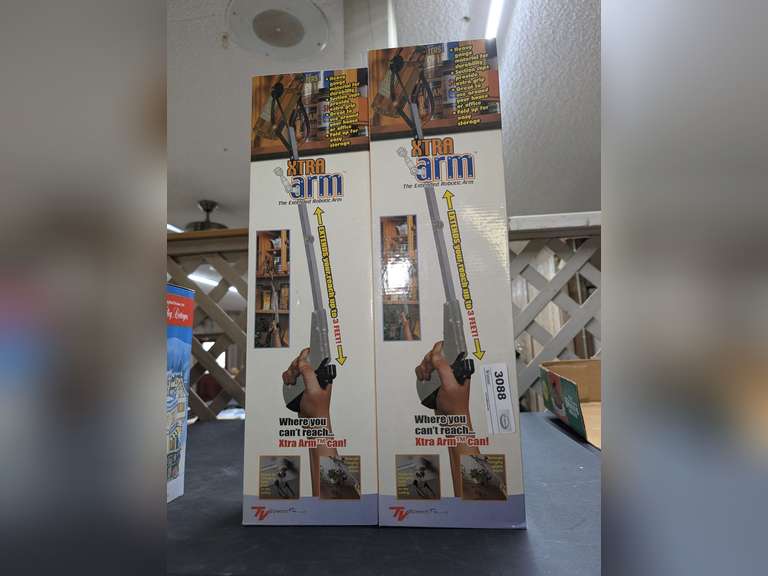 PAIR OF XTRA ARM EXTENDED ROBOTIC ARMS IN ORIGINAL BOXES image