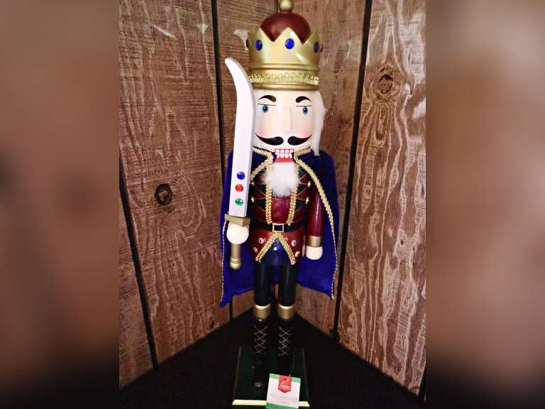 Tall King Nutcracker with Sword image