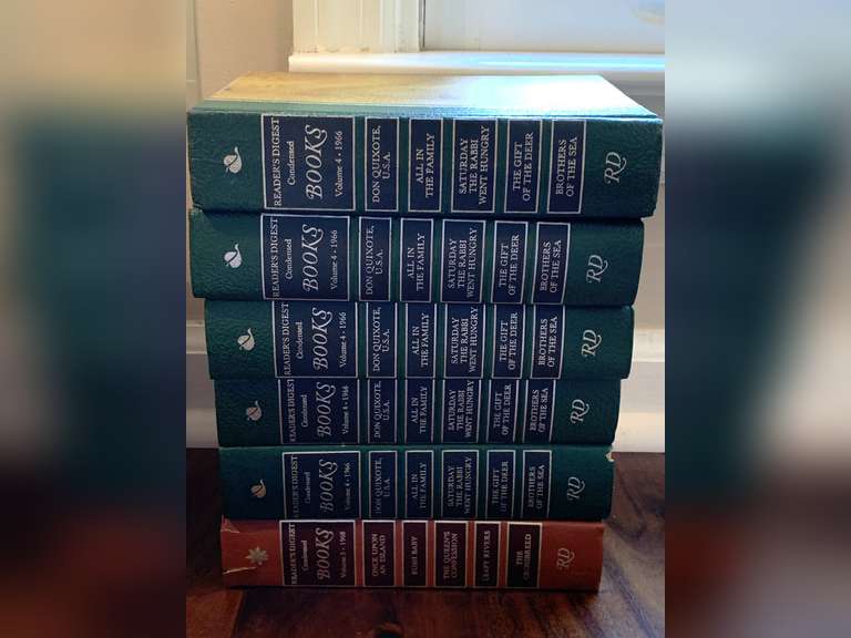 5 FIRST EDITION 1966 & 1 FIRST EDITION 1968 READER'S DIGEST HARDBACK BOOKS - LIVING ROOM image