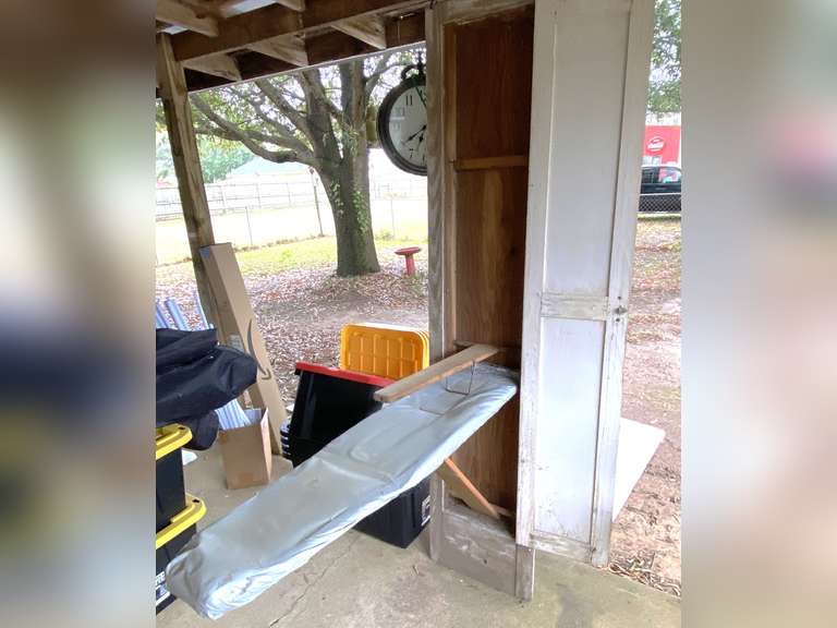 Vintage built-in ironing board, still has ironing board, see pictures for details. image