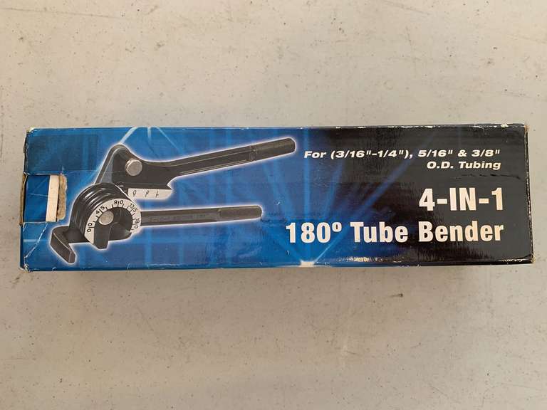 NEW 4 IN 1 180 DEGREE TUBE BENDER - GARAGE image