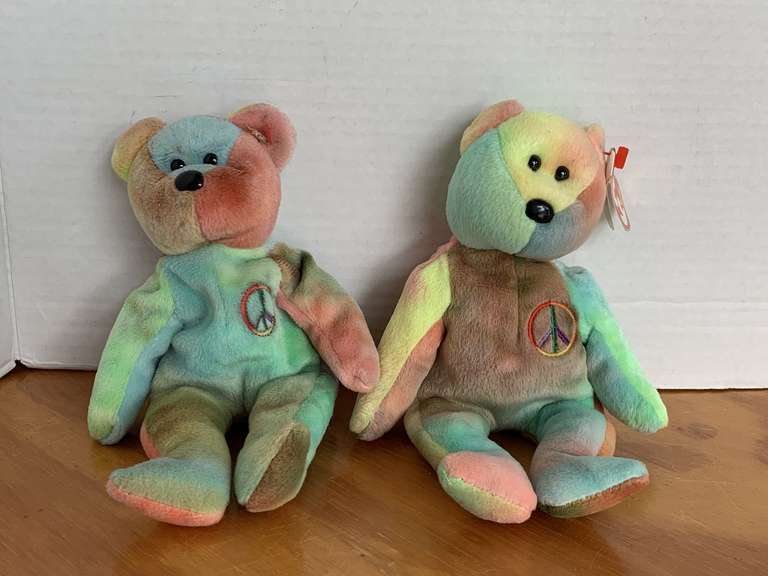 2 TY BEANIES (1996 PEACE) image