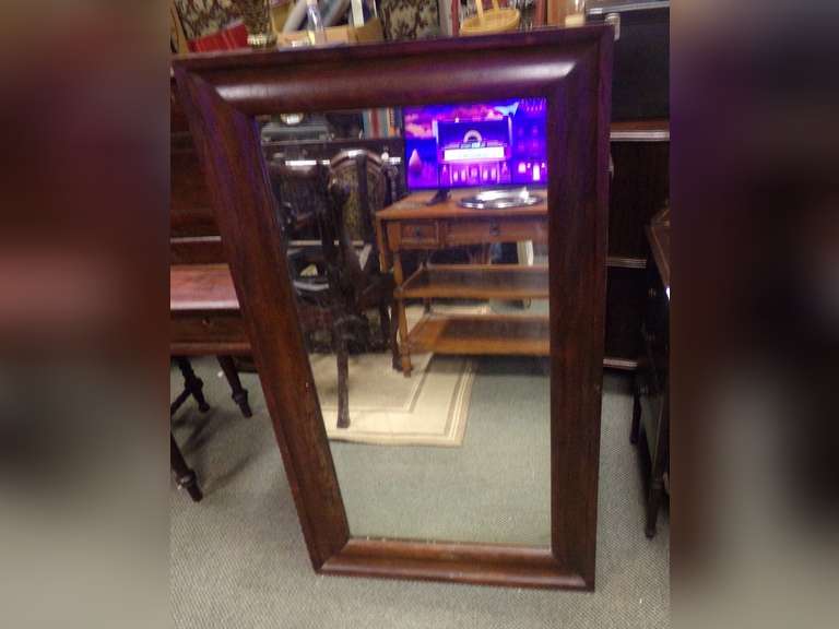 ANTIQUE WALL MOUNT MIRROR image