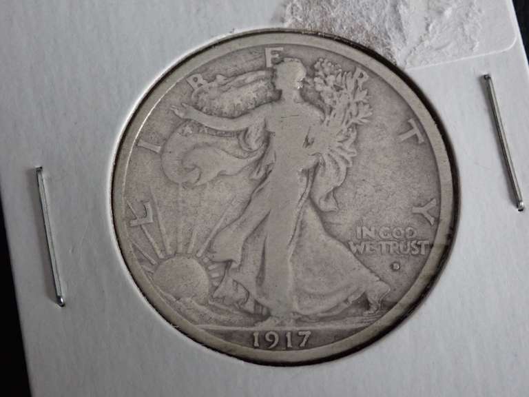 1917-D OBV WALKER HALF DOLLAR COIN image