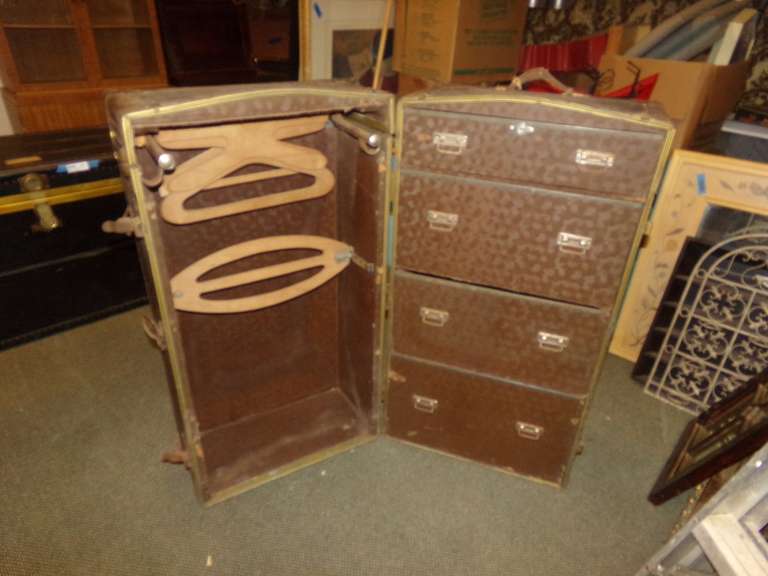 ANTIQUE TRAVEL TRUNK image