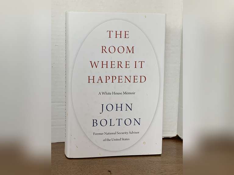 2020 FIRST EDITION "THE ROOM WHERE IT HAPPENED A WHITE HOUSE MEMOIR" HARDBACK BOOK image
