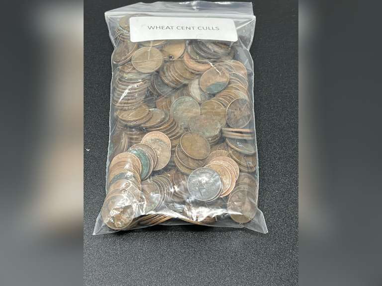 Assorted wheat penny culls, see pictures for details. image