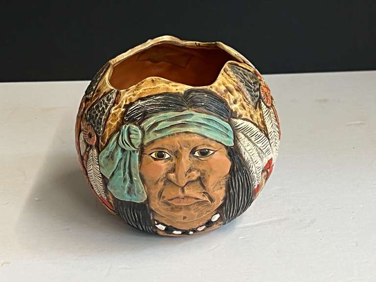 Signed/handcrafted American bowl/vase, see pictures for details. image