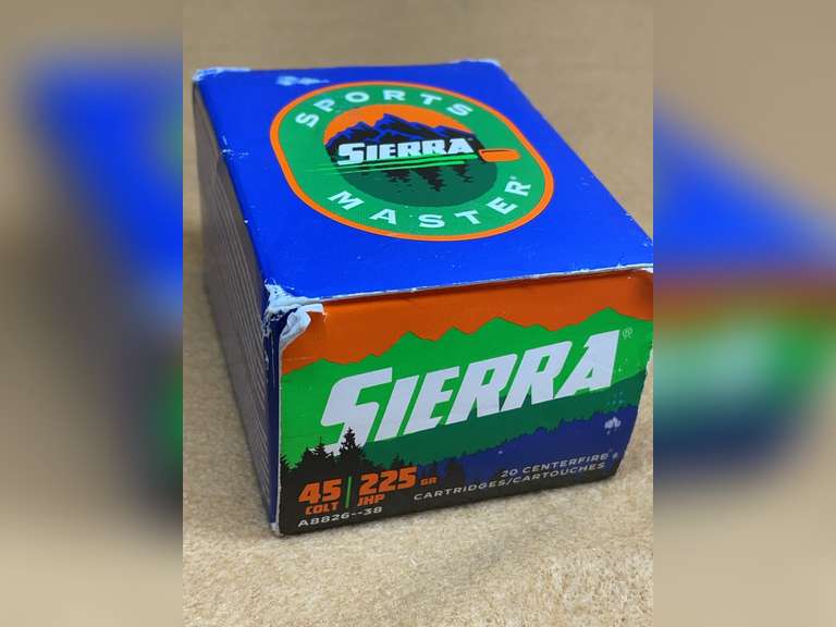 SIERRA SPORTS MASTER 45 COLT JHP - 20 RDS image