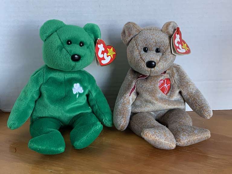 2 TY BEANIES (1997 ERIN, 1999 SIGNATURE BEAR) image