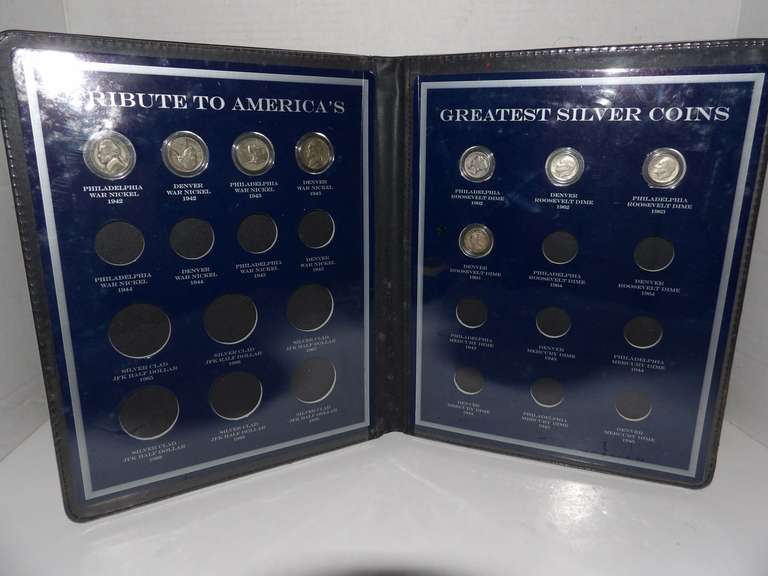 UNITED STATES COMMEMORATIVE GALLERY TRIBUTE TO AMERICA'S GREATEST SILVER COINS image