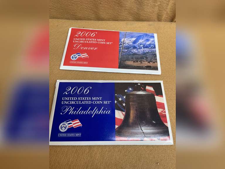 2006 UNCIRCULATED COIN SETS DENVER & PHILADELPHIA MINTS image