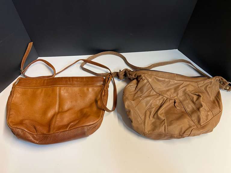 Ladies handbags, two pieces, see pictures for details. image