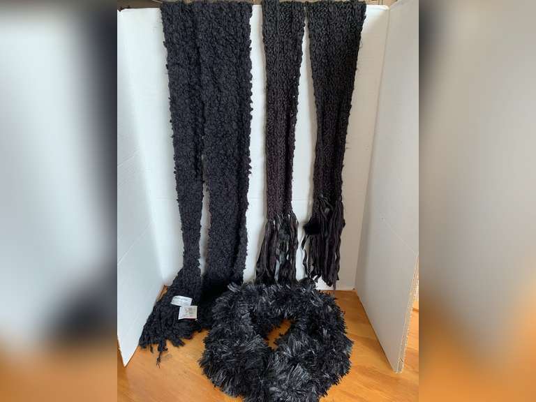 2 LONG SCARFS, 1 INFINITY SCARF (1 NEW W/ TAG) image