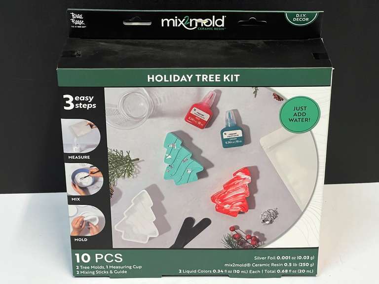 Holiday tree kit for crafting, still in original box, see pictures for details. image