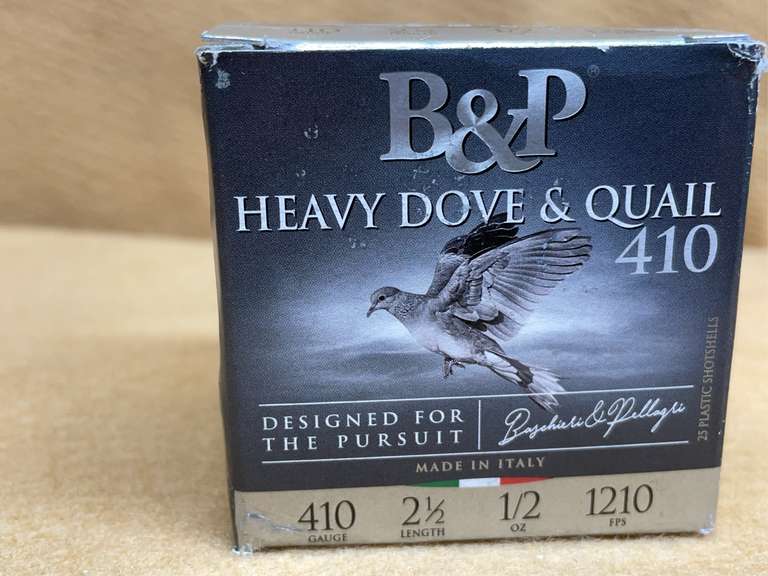 B&P HEAVY DOVE & QUAIL 410 - 2 1/2" #6 - 25 RDS image