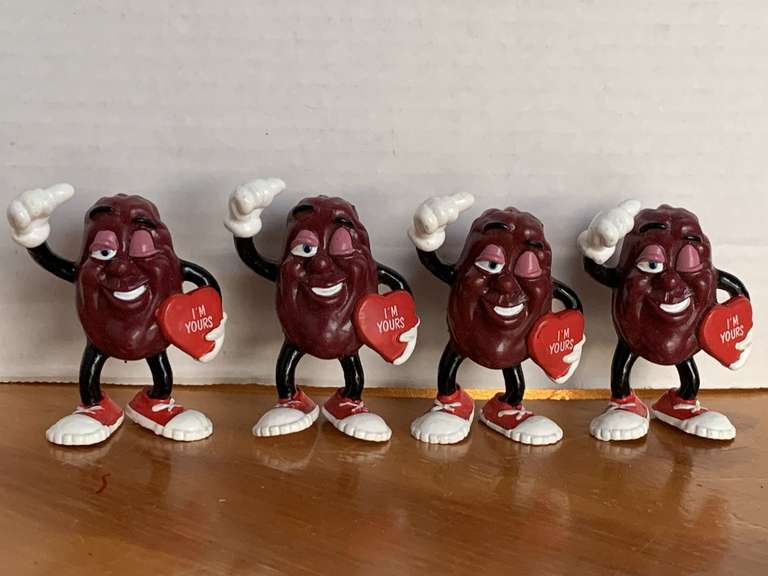 1988 CALIFORNIA RAISIN VALENTINE - 4 "I'M YOURS" image