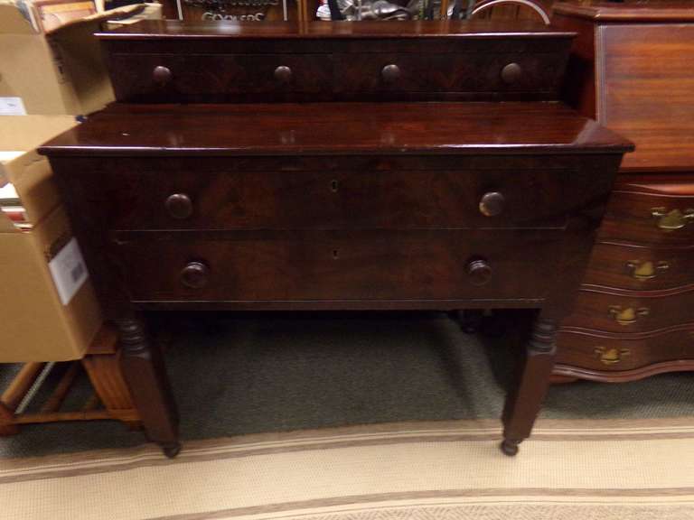 ANTIQUE MAHOGANY BUTLER DESK/SECRETARY DESK image