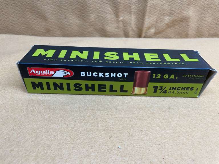 AGUILA MINISHELL 12 GA BUCKSHOT 1 3/4" - 20 RDS image