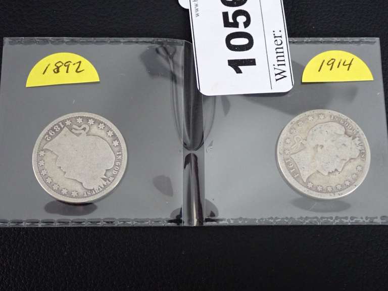 1892 & 1914 BARBER QUARTERS image