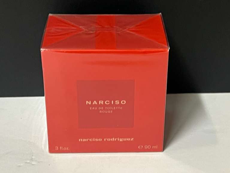 Narcisco eau de toilette rouge fragrance, made in France, still in sealed package, see pictures for details. image