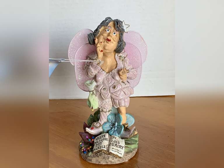 VINTAGE RUSS MAGICAL DREAMERS FIGURINE "EUNICE" W/ BOX 7" TALL image
