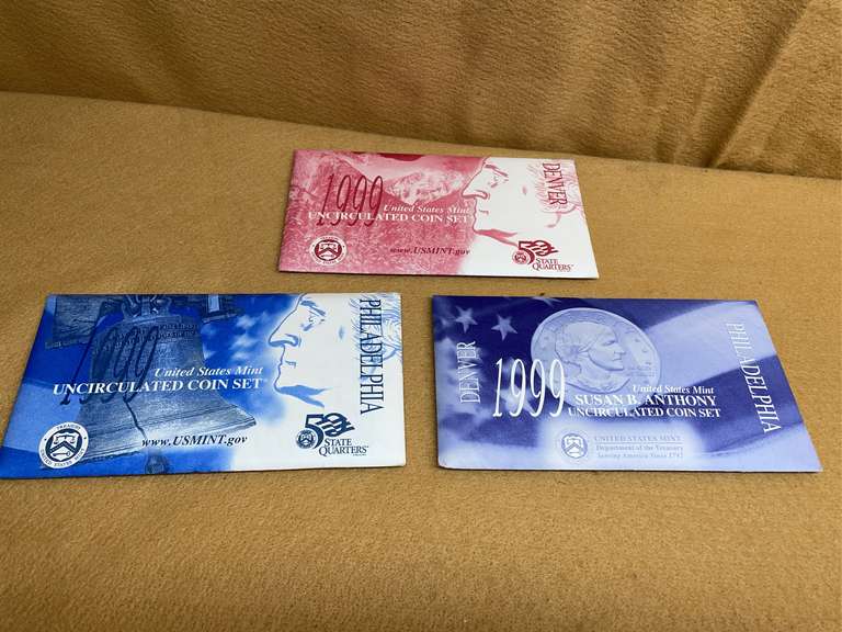 1999 UNCIRCULATED MINT COIN SETS image