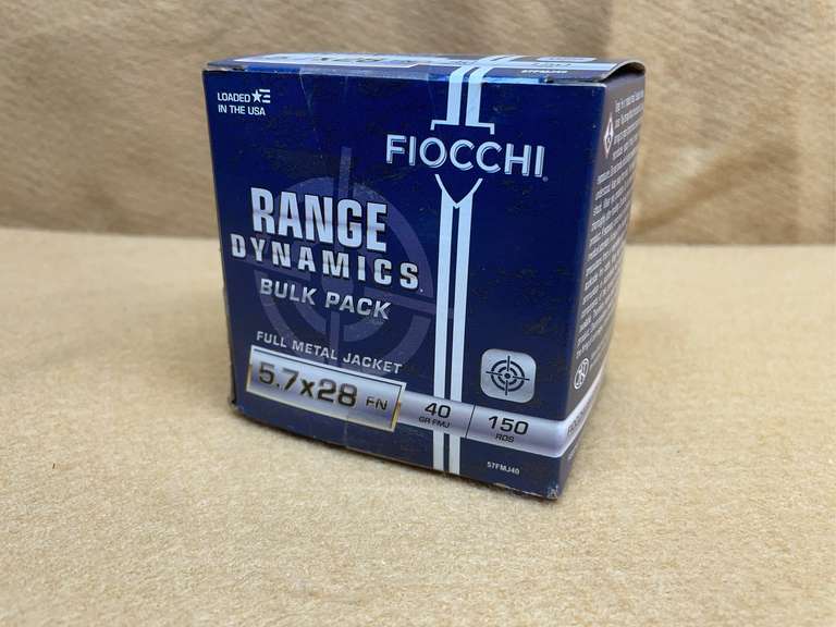 FIOCCHI RANGE DYNAMICS 5.7x28 FMJ - 150 RDS image