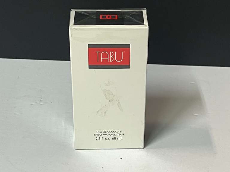 Tabu eau de cologne fragrance, still in sealed package, see pictures for details. image