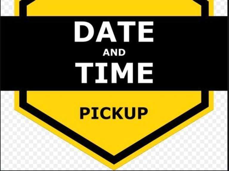 PICK-UP WILL BE ON THE FOLLOWING DAYS: FRIDAY, DECEMBER 12TH 2PM-5PM & SATURDAY, DECEMBER 12TH 12-3PM (ANYTHING WITH SPECIAL PICKUP INSTRUCTIONS MUST BE PICKED UP SATURDAY) image