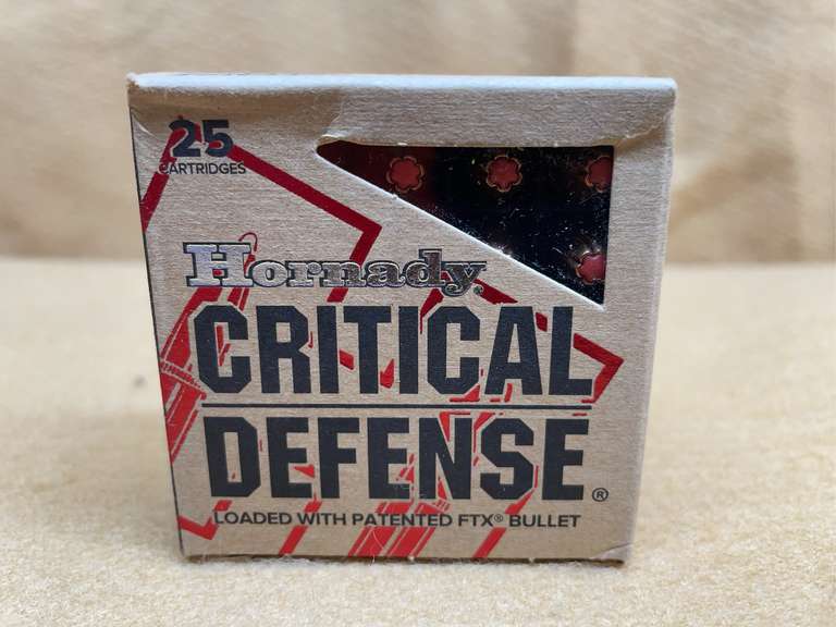 HORNADY CRITICAL DUTY 9 MM FTX - 25 RDS image