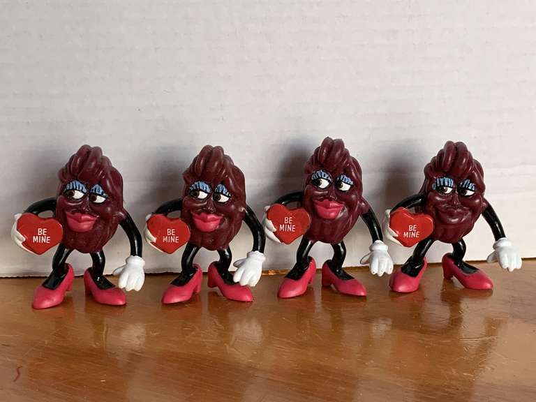1988 CALIFORNIA RAISIN VALENTINE - 4 "BE MINE" image