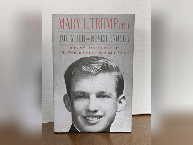 2020 FIRST EDITION "TOO MUCH AND NEVER ENOUGH" HARDBACK BOOK image