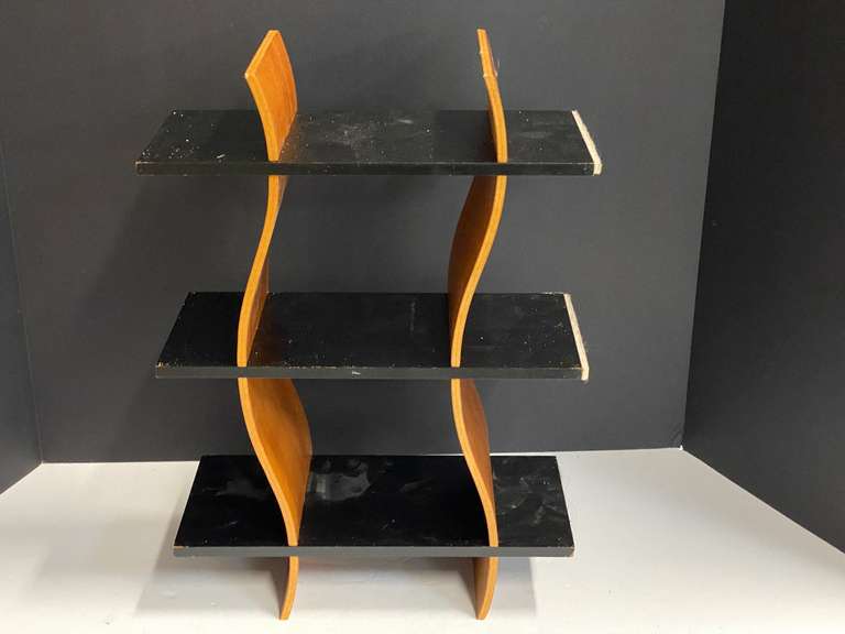 Small sound wave CD rack, see pictures for details. image