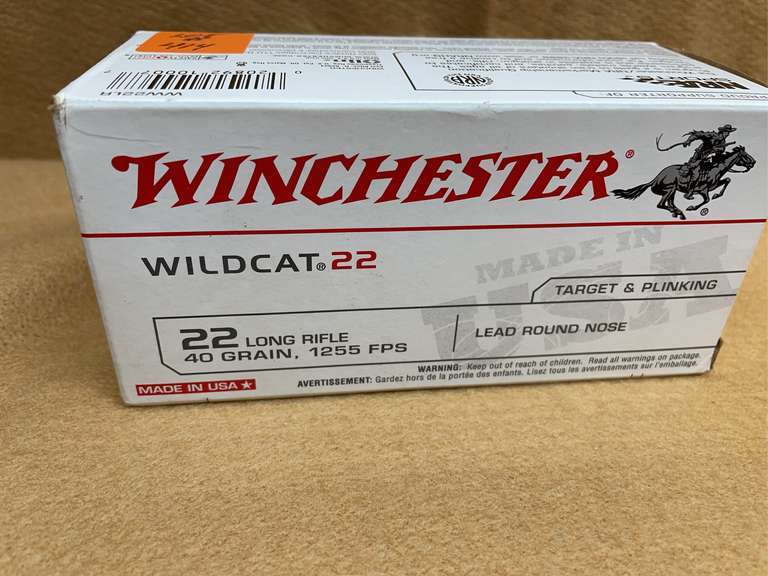 WINCHESTER WILDCAT 22 LR LRN TARGET - 500 RDS image