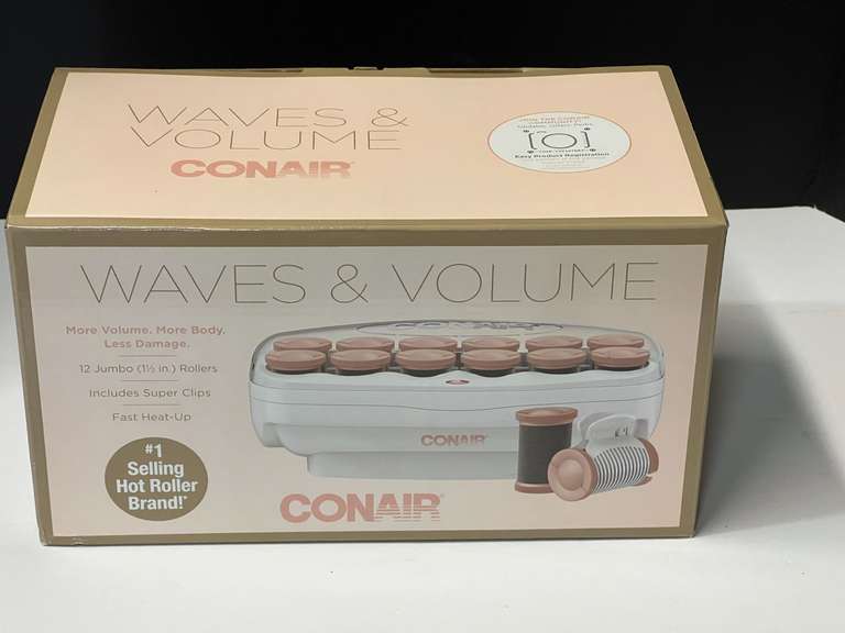 Conair Waves & Volumes hot rollers, comes in original box, see pictures for details. image