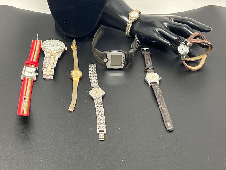 Assorted ladies fashion estate watches, see pictures for details. image