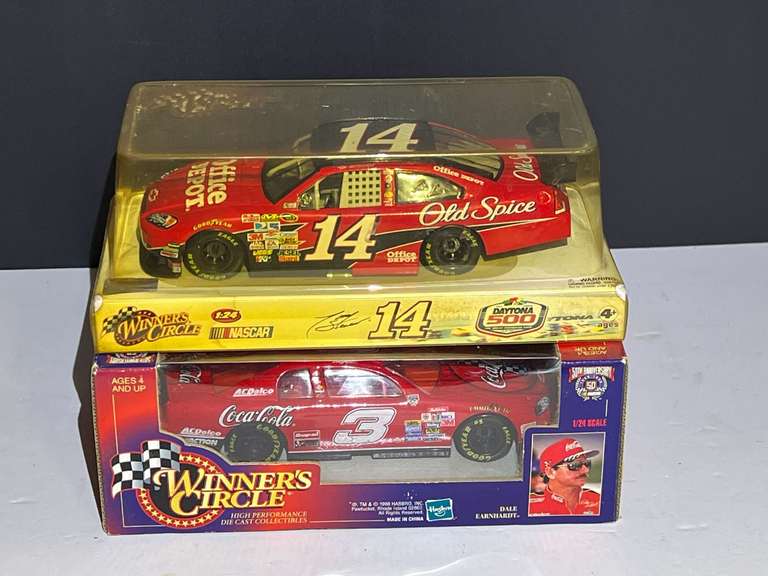 #14 and #3 NASCAR replicas, two pieces, 1/24 scale, comes with original boxes, see pictures for details. image